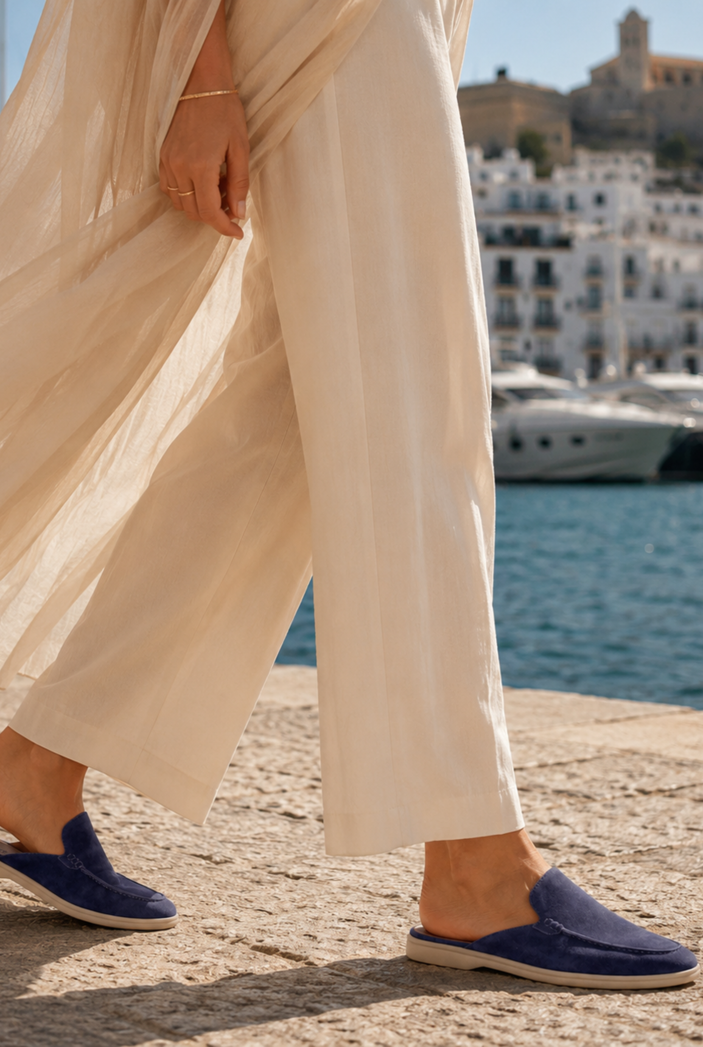 Visconti Yatch Mule Woman - Cammello