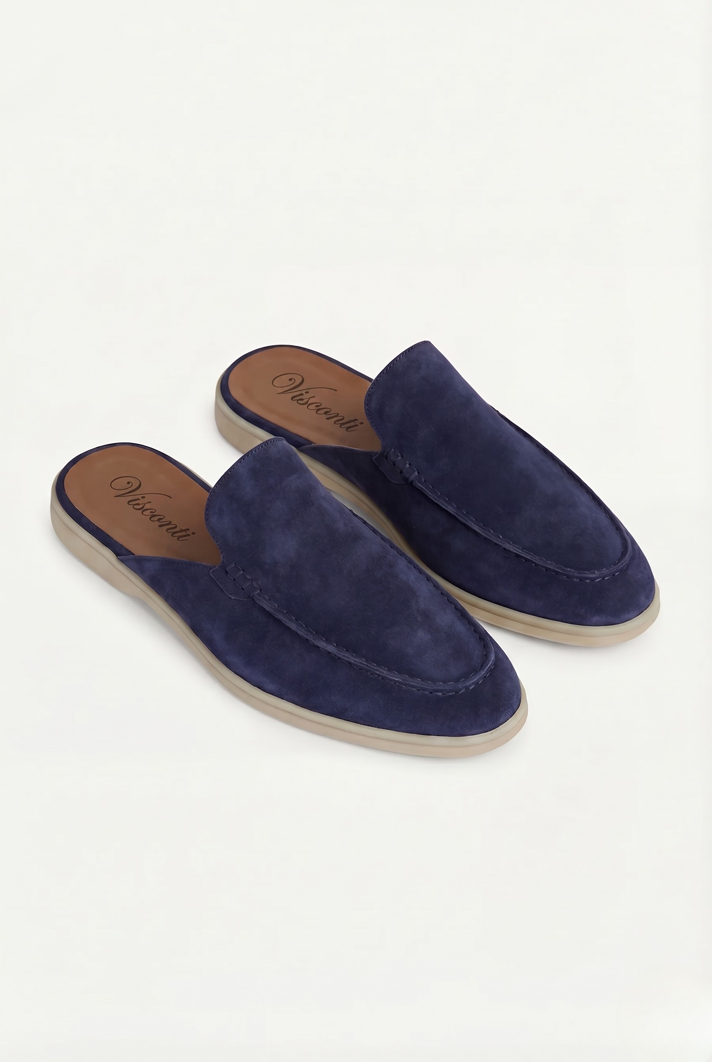 Visconti Yatch Mule Woman - Blu Scuro