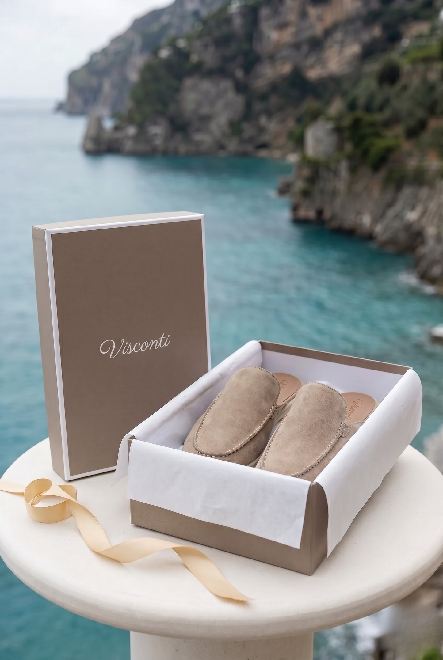 Visconti Yatch Mule Woman - Grigio Perla