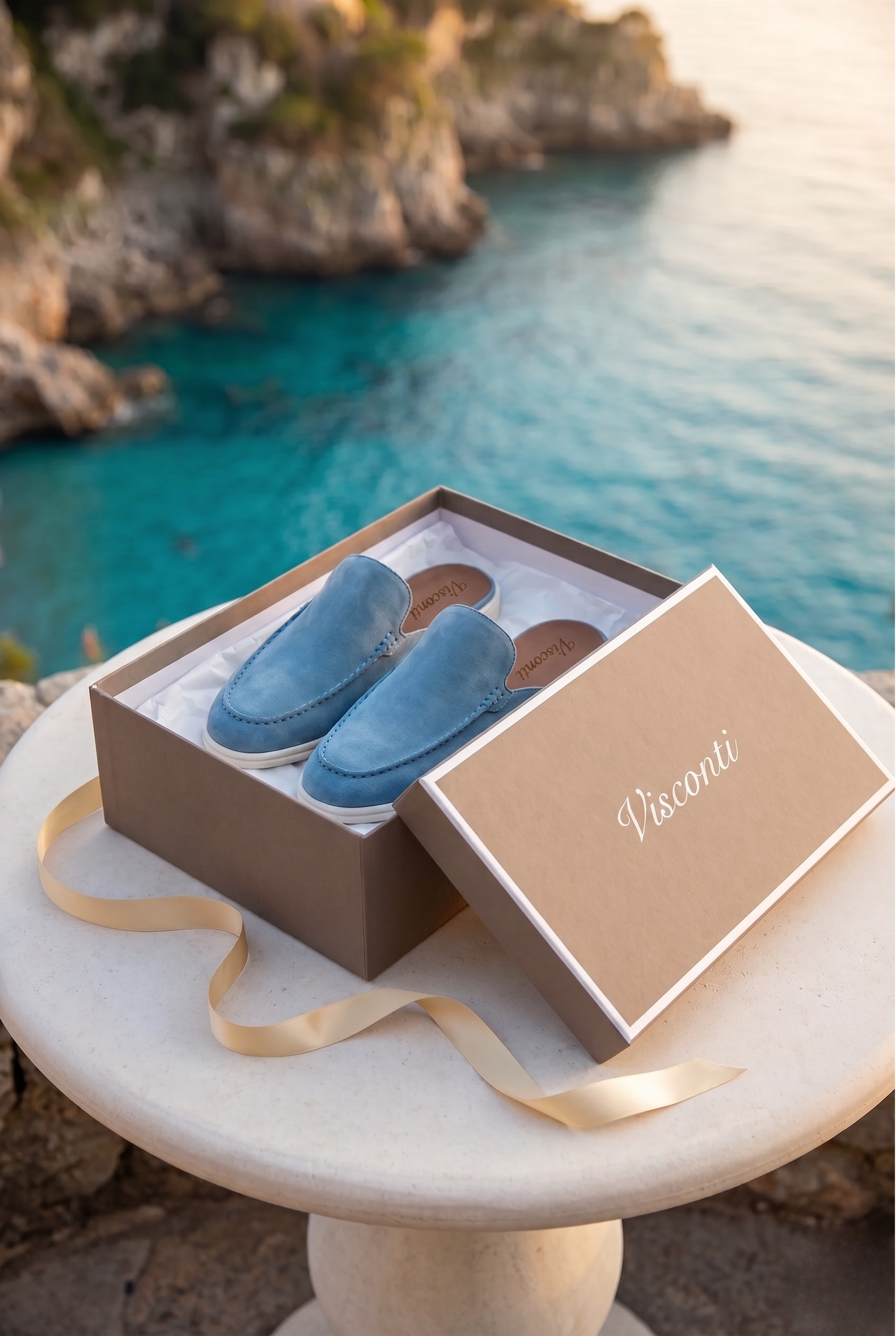 Visconti Yatch Mule - Blu Scuro