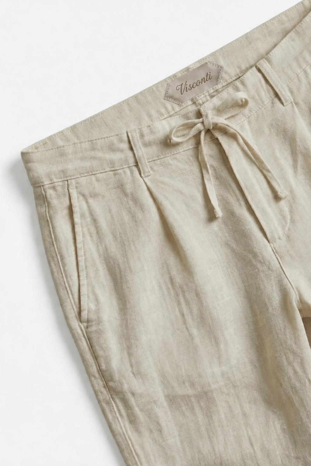 Visconti Linen Trousers - Beige