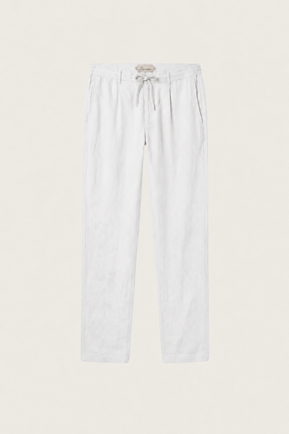 Visconti Linen Trousers - Blu