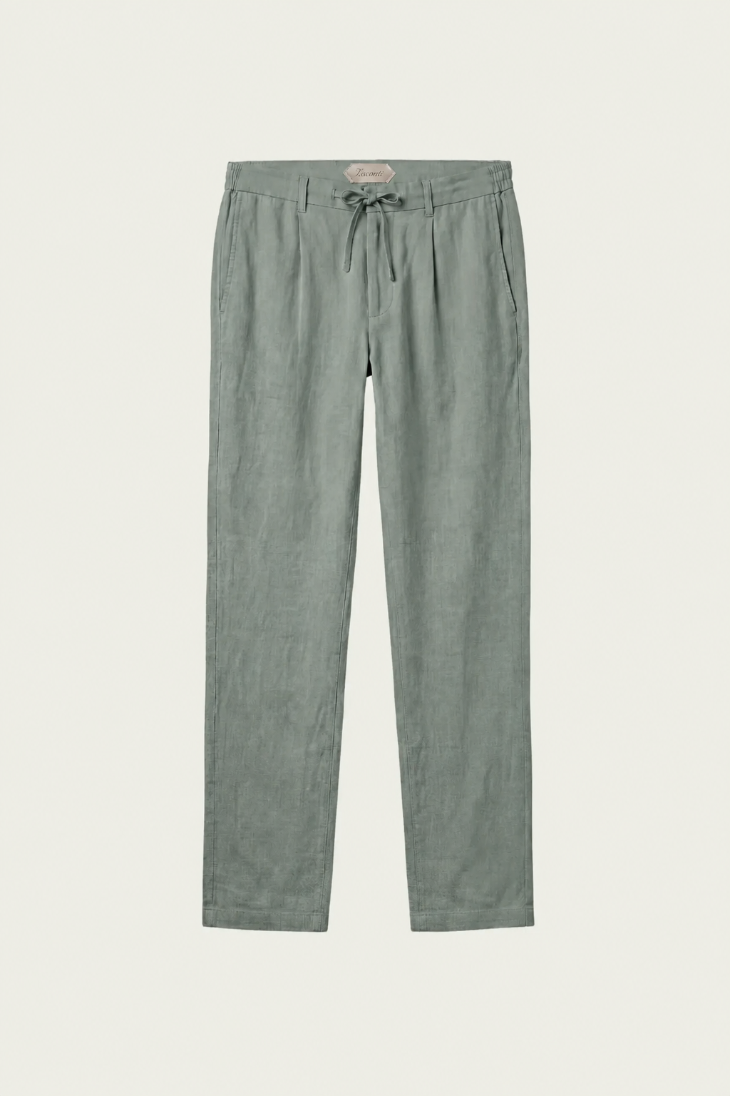 Visconti Linen Trousers - Nero